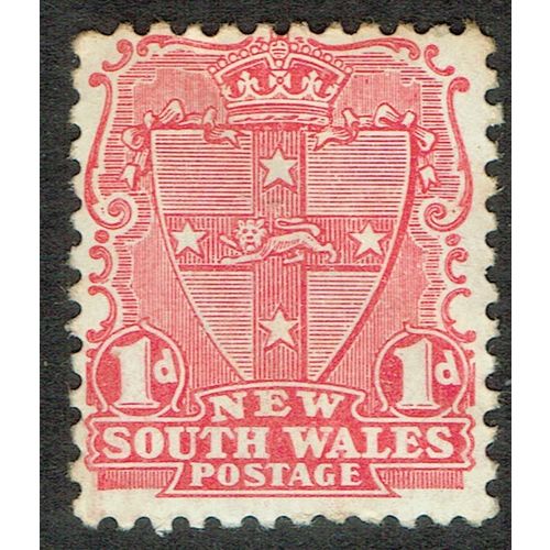 New South Wales 1905 1d Rose Carmine SG334 AvM