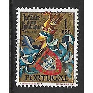 PORTUGAL 1960 1e PRINCE HENRYS ARMS SG 1178 FINE USED