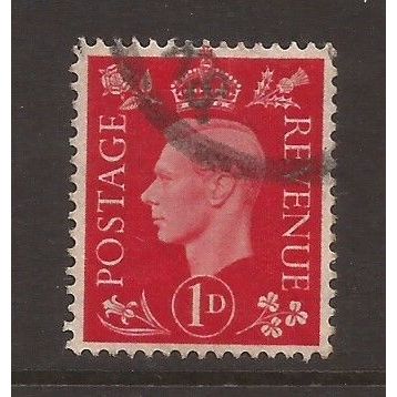 1937-47, 1d scarlet, Used Stamp, SG 463 #7
