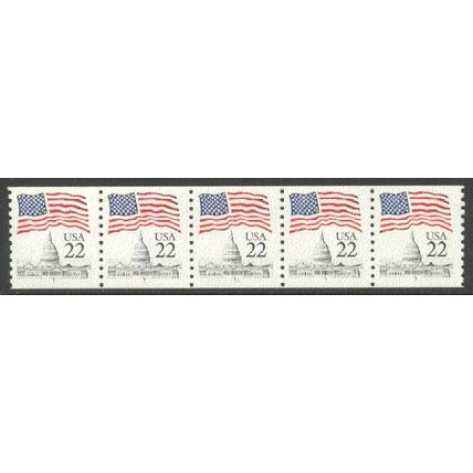 2115c 22c U.S. Flag Very Fine MNH PNC T1/5 P0586