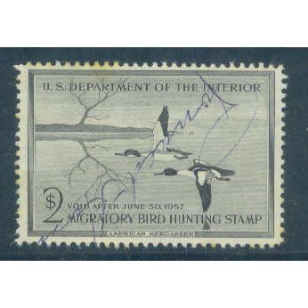Used RW23 $2 American Merganser Fine NA1710