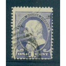 Used 212 1c Benjamin Franklin Average M01369