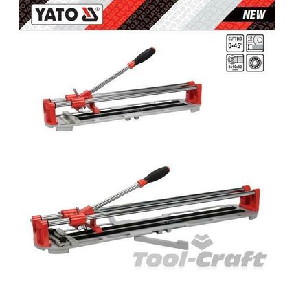 Yato professional tile cutter 400 or 600mm, 45 degrees cutting, cut depth 12mm,