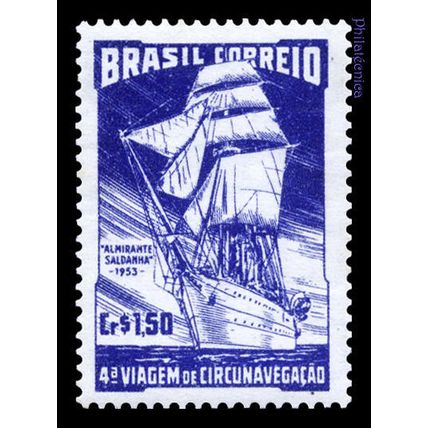 Brazil 1953 unused (mint, no gum) c1953-09