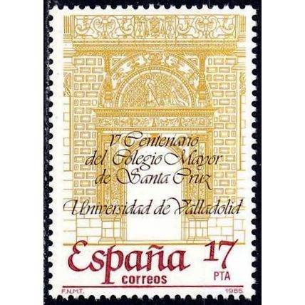 España. 1985. Mi # 2665. Santa Cruz College. University of Valladolid