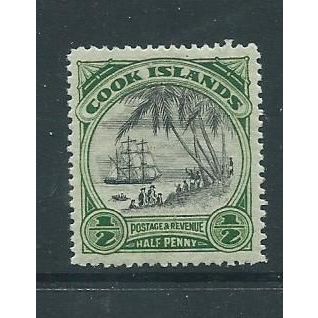 cook islands stamps hm sg106 sg 106 watermark nz star hm
