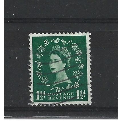 GB.SG517 1 1/2d Green.Fine Used.Jul25