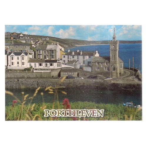 PORTHLEVEN, CORNWALL unused postcard by John Hinde =