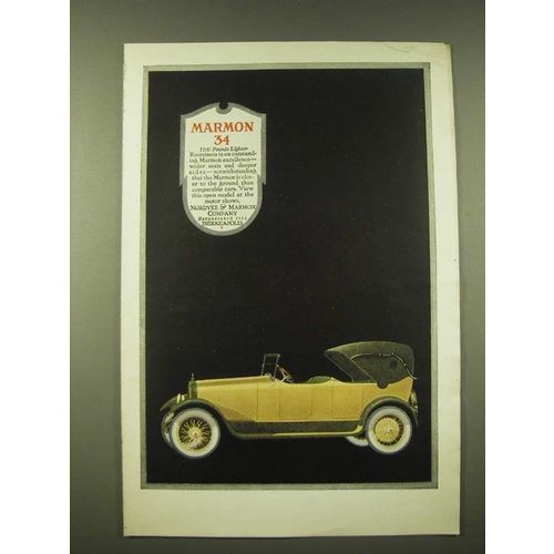 1918 Marmon 34 Open Model Ad