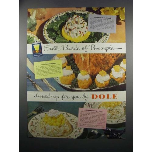 1949 Dole Pineapple Ad - Pineapple Confetti Salad