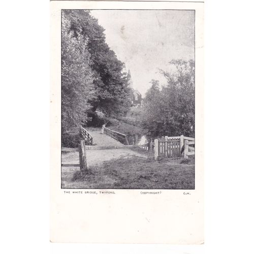 The White Bridge, Twyford Hampshire Postcard (HAM76420)