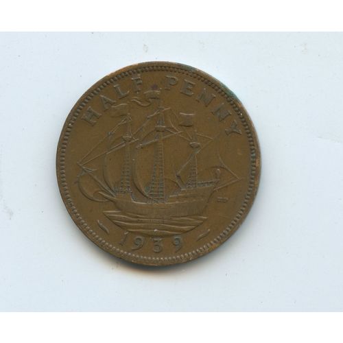 British 1939 Half Penny