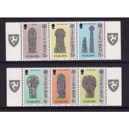 ISLE OF MAN 1978 EUROPA SG 133 / 138 SET 6 VALS U/M MINT