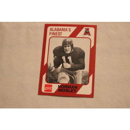Norman Monk Mosley 1989 Collegiate Collection Alabama's Finest NO. 255