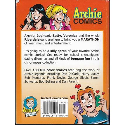 Archie 1000 Page Comic Book Spree 100+ Stories Good Condition ©2016 1st Printing