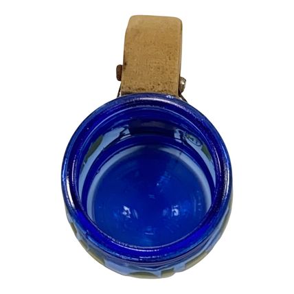 Grand Ole Opry Shot Glass Toothpick Holder Wooden Handle Blue Used