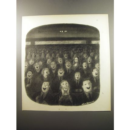 1950 Cartoon by Chas Addams - Mona Lisa