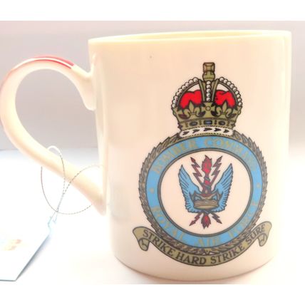 RAF Strike Hard Strike Sure Emblem Ceramic Mug 9.5 CM - 0028M