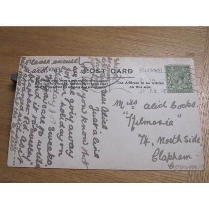 1916 fr Postcard - The Lawns & Beachy Head - Eastbourne, Sussex