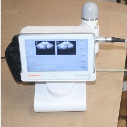 Caresono PadScan HD3 Bladder Scanner HD 3 +N2 2.5MHz Probe & Dock station