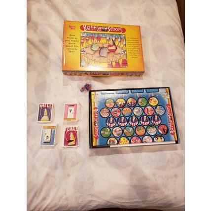 Battle of the Sexes board game, complete, pre-owned