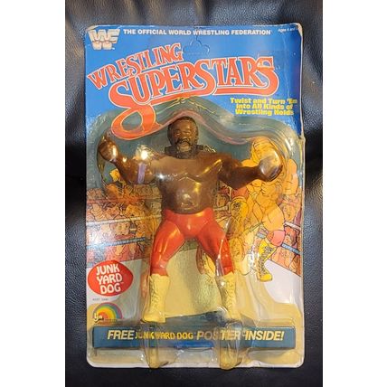 wwf ljn wrestling superstars junk yard dog grey chain wrestling figure