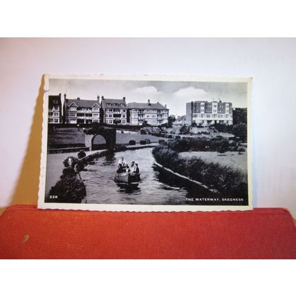 THE WATERWAY, SKEGNESS, LINCOLNSHIRE .. used postcard 1960 pm =