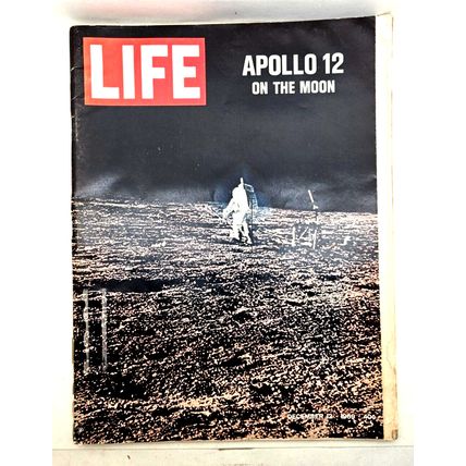 LIFE Magazine Dec. 12, 1969 Apollo 12 On The Moon / Campus Mood / Women's Rights