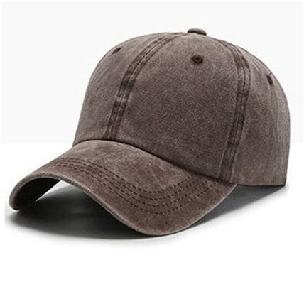 Unisex Cap Plain Color Washed Baseball Cap Casual Adjustable Outdoor Trucker
