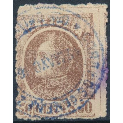 Bolivar: 50c - Venezuela 1880 - Used Hinged - MiNr 26