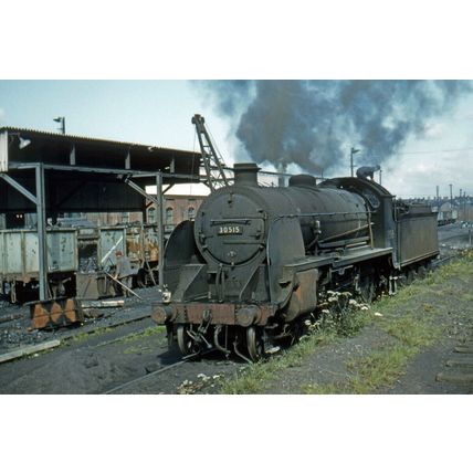 pu2611 - Hampshire - Engine No.30515 at Eastleigh Shed - print 6x4