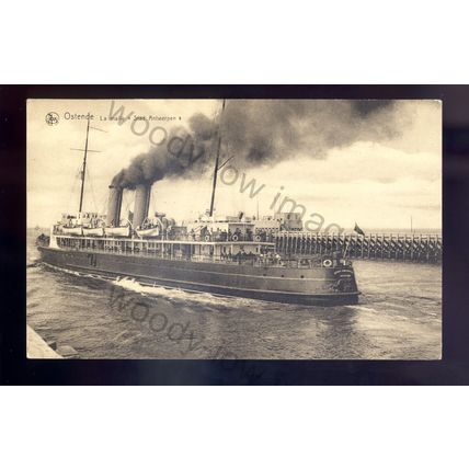 f2493 - Ostende Ferry - Stad Antwerpen - postcard