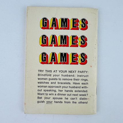 It's Time to Play Adult Games Dell Purse Book 1963