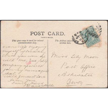 Church Porch, Launceston, Cornwall, 1903 - Frith's Postcard