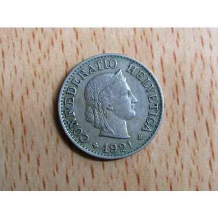 Switzerland 1921 10 Rappen Coin