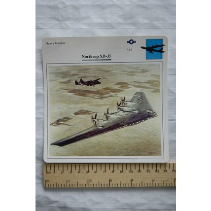 Northrop XB-35 - USA - Heavy Bomber - Collectors Club Card