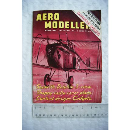 1962 Aeromodeller Magazine - March + Plan