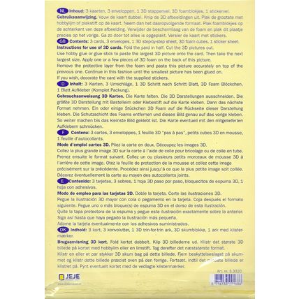 Donna's 3D. Cardmaking Kit. Cardmaking Crafts Decoupage Craft Kits