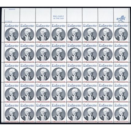 1716, Mint 13¢ Misperfed Error Sheet of 40 Stamps * Stuart Katz