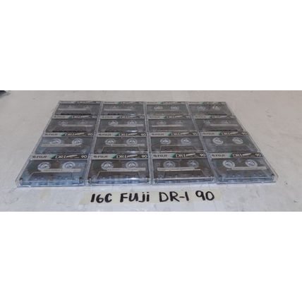 Lot of 16 Fuji DR-I 90 Type 1 Cassette Tapes Pre-Recorded Used Erased