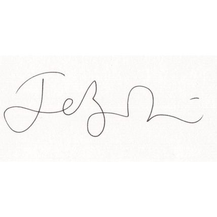 Jessie Burton Book Author Hand Signed Autograph Card