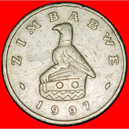 Ⰶ GREAT BRITAIN: ZIMBABWE ★ 2 DOLLARS 1997 ANTEATER!★LOW START★NO RESERVE
