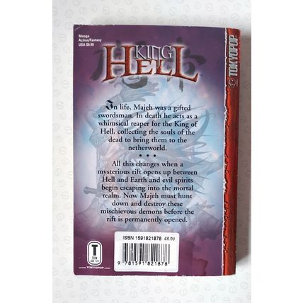 King Of Hell Volume 1 by Ra In-Soo & Kim Jae-Hwan (TokyoPop Korean manhwa)