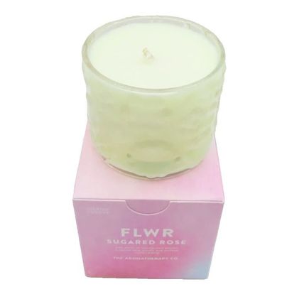 Sugared Rose Scented Candle in a Glass Holder 5.5 CM Gift Home Decor Smelly
