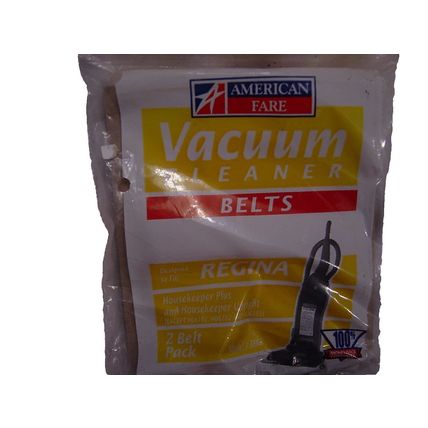 American Fare Regina Housekeeper Plus and Housekeeper Upright Vacuum 2 belts in
