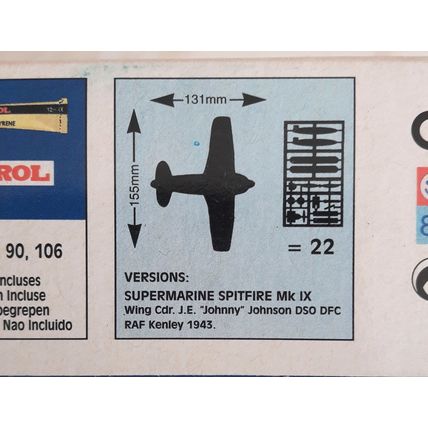 Airfix kit 1:72 Mk IX Spitfire. Boxed, new.