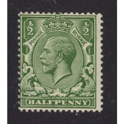 SG354 N14(8) ½d Yellow-green GvR ~ UNMOUNTED MINT (BEND TOP RIGHT)