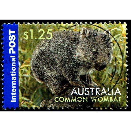 Australia International 2006 $1.25 Common Wombat FU - SG 2603