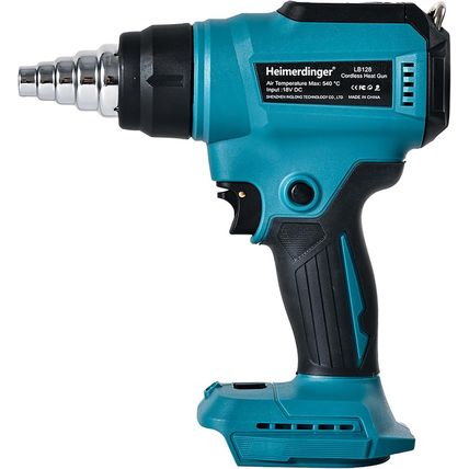 Cordless Heat Gun Compatible with Makita 18V Battery, Max 1202°F Variable Temper