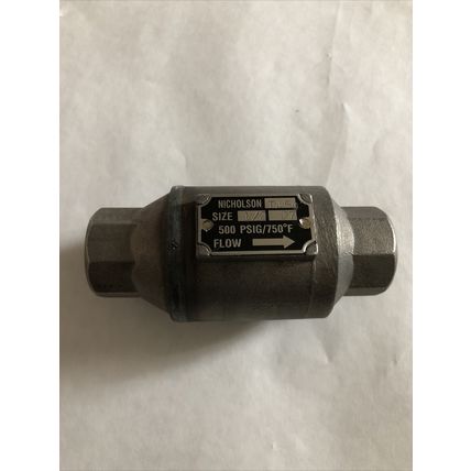 NEW 1/2" NPT Nicholson TA 502 Thermostatic Steam Trap 500 Psi ,BZ
